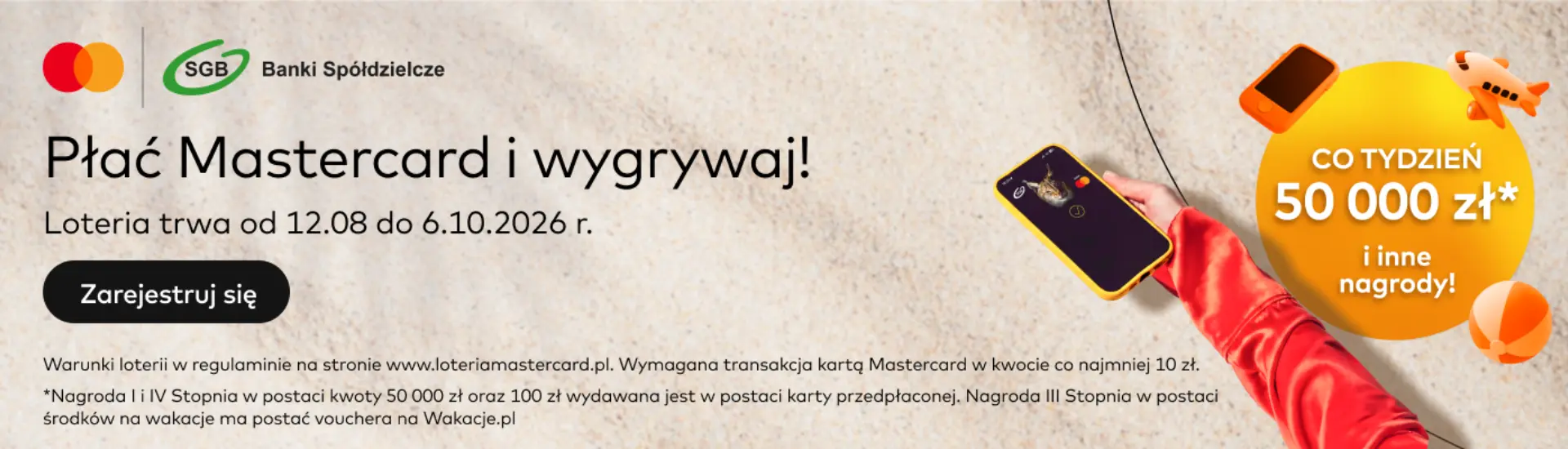 Płać Mastercard i wygrywaj!