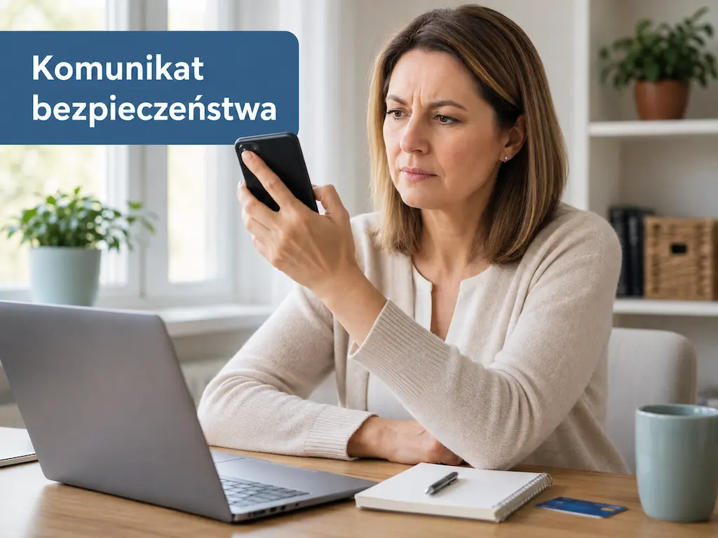Baner komunikat bezpieczeństwa