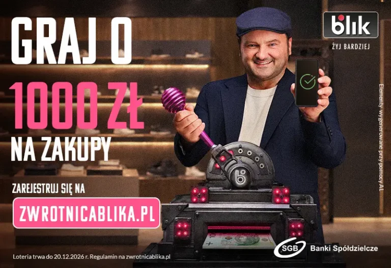 Baner zwrotnica BLIKA