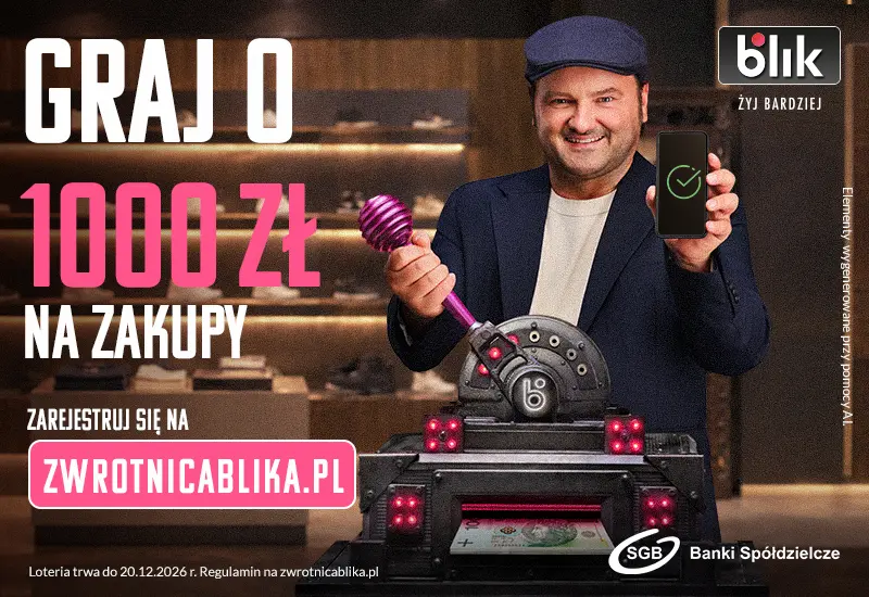 Baner zwrotnica BLIKA